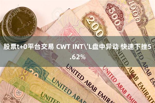 股票t+0平台交易 CWT INT'L盘中异动 快速下挫5.62%