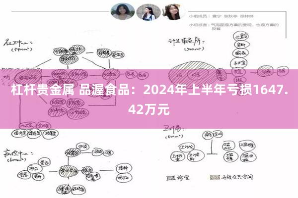 杠杆贵金属 品渥食品：2024年上半年亏损1647.42万元