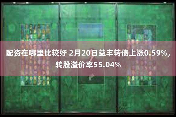 配资在哪里比较好 2月20日益丰转债上涨0.59%，转股溢价率55.04%